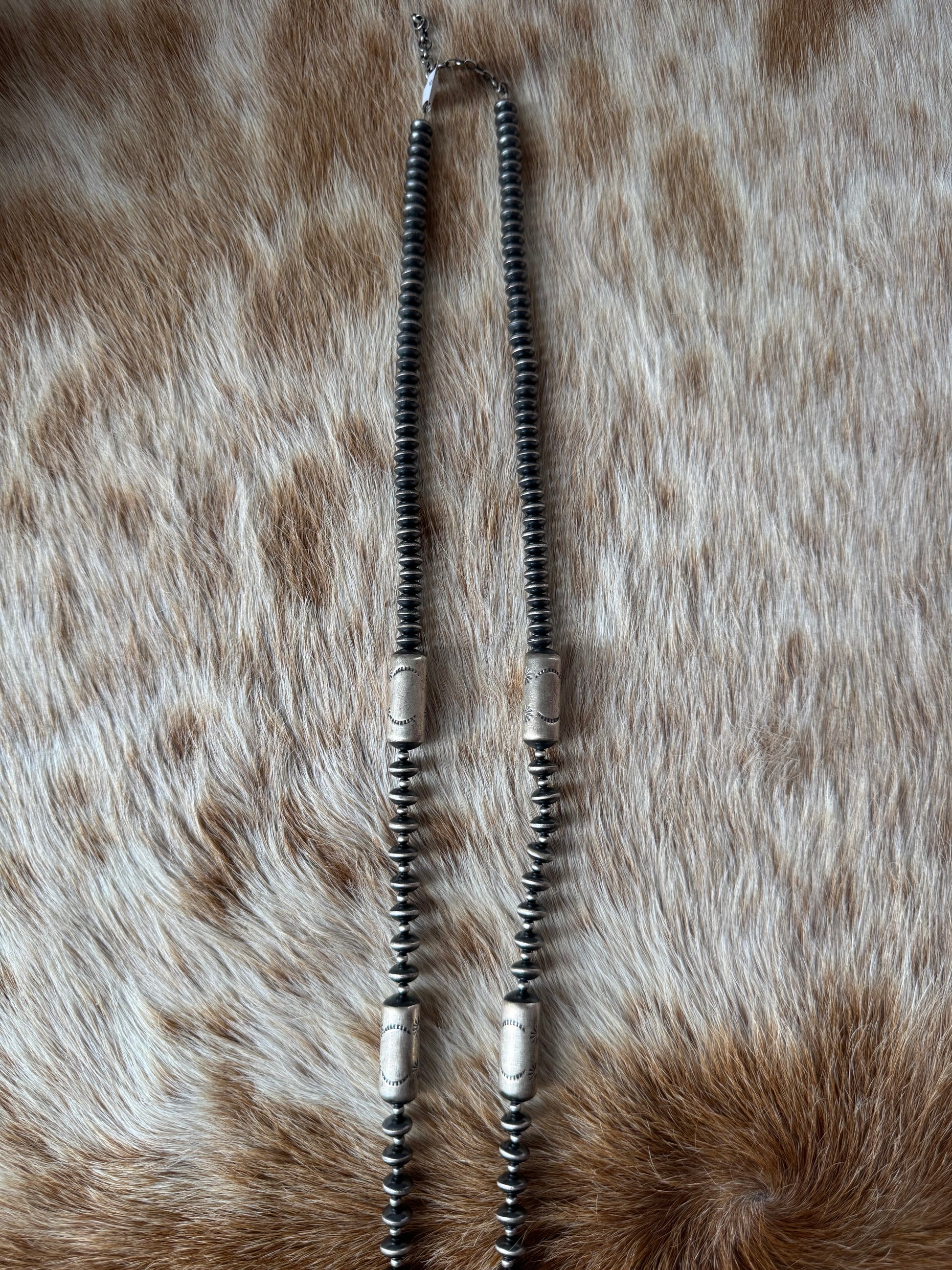 36" Sterling Pearl Necklace