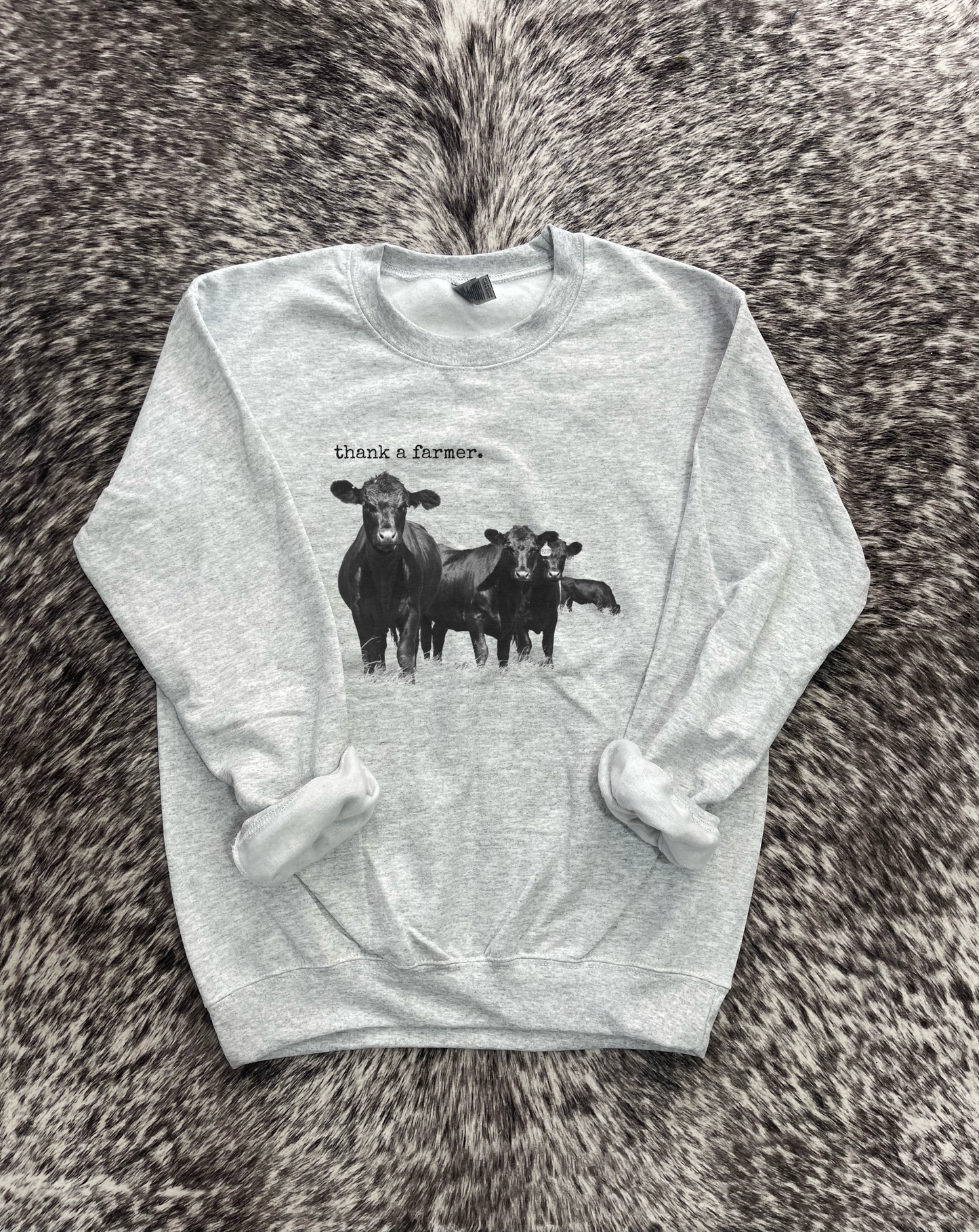 Thank a Farmer Western Crewneck