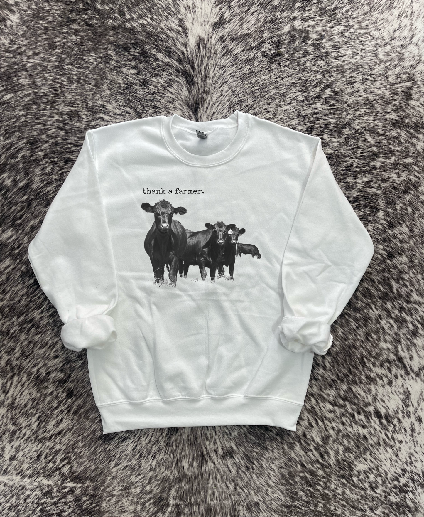 Thank a Farmer Western Crewneck