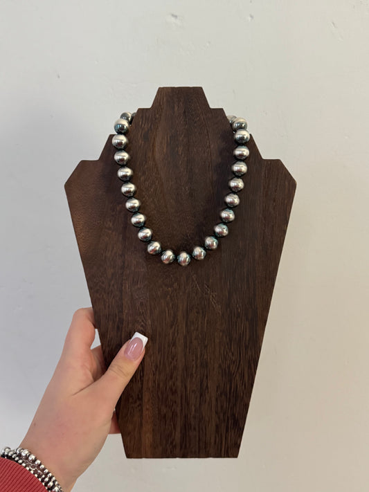 14mm Sterling Pearl Necklace