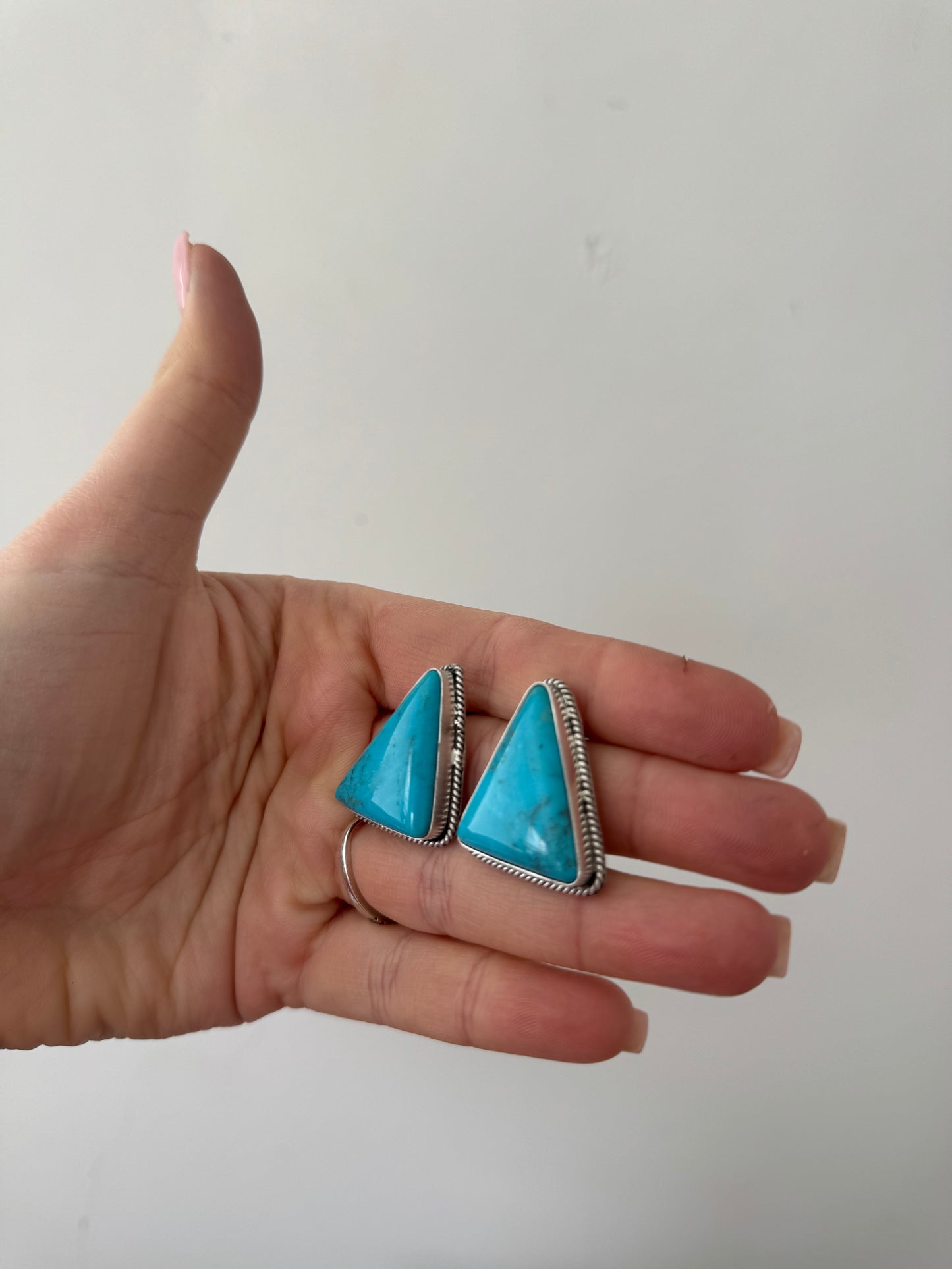 Nacozari Mexican Turquoise Earrings