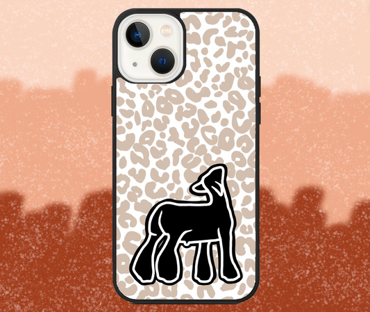 Black Market Lamb Leopard Print iPhone Case