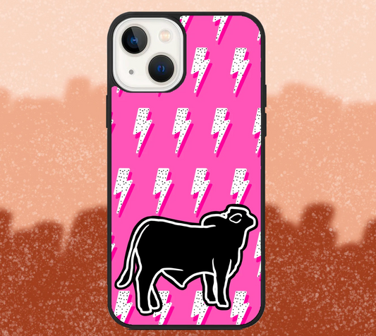 Brahman Pink Lightning Bolt iPhone Case