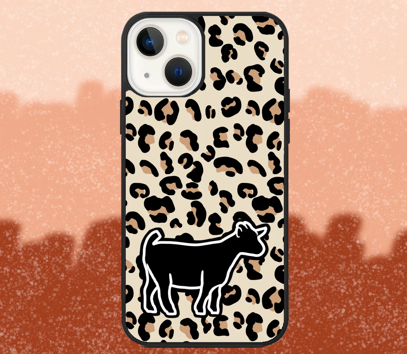 Pygmy Goat Leopard Print iPhone Case