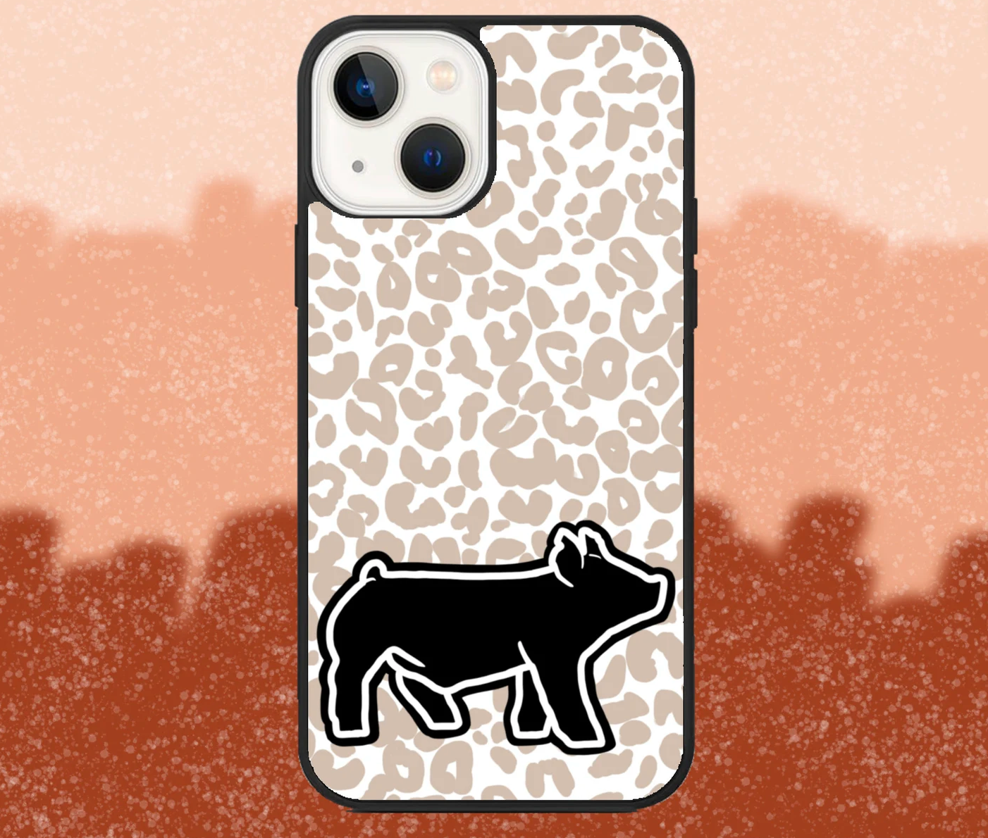 Black Market Hog Leopard Print iPhone Case