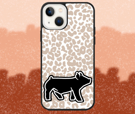 Black Market Hog Leopard Print iPhone Case