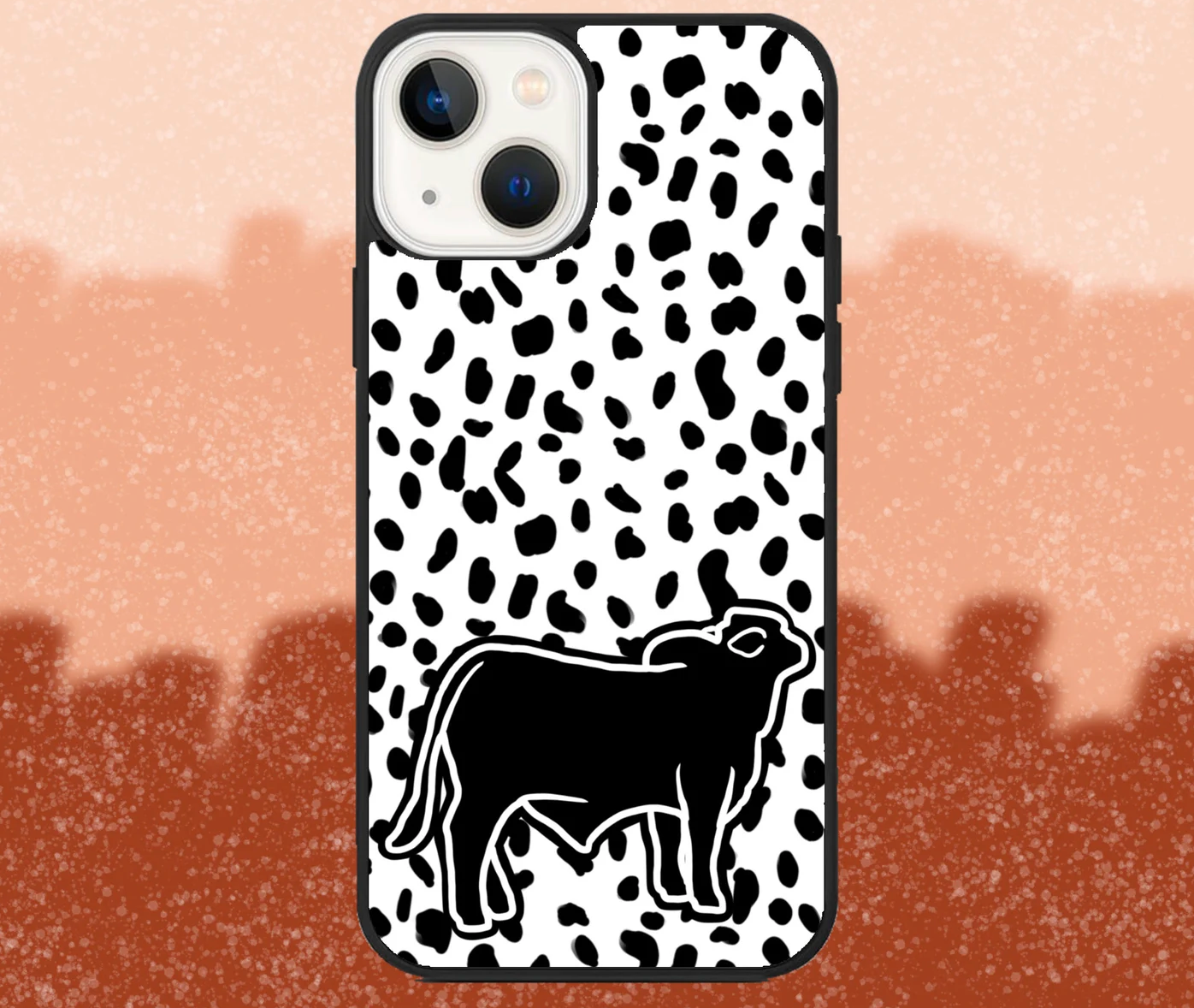 Brahman Dalmatian Print iPhone Case