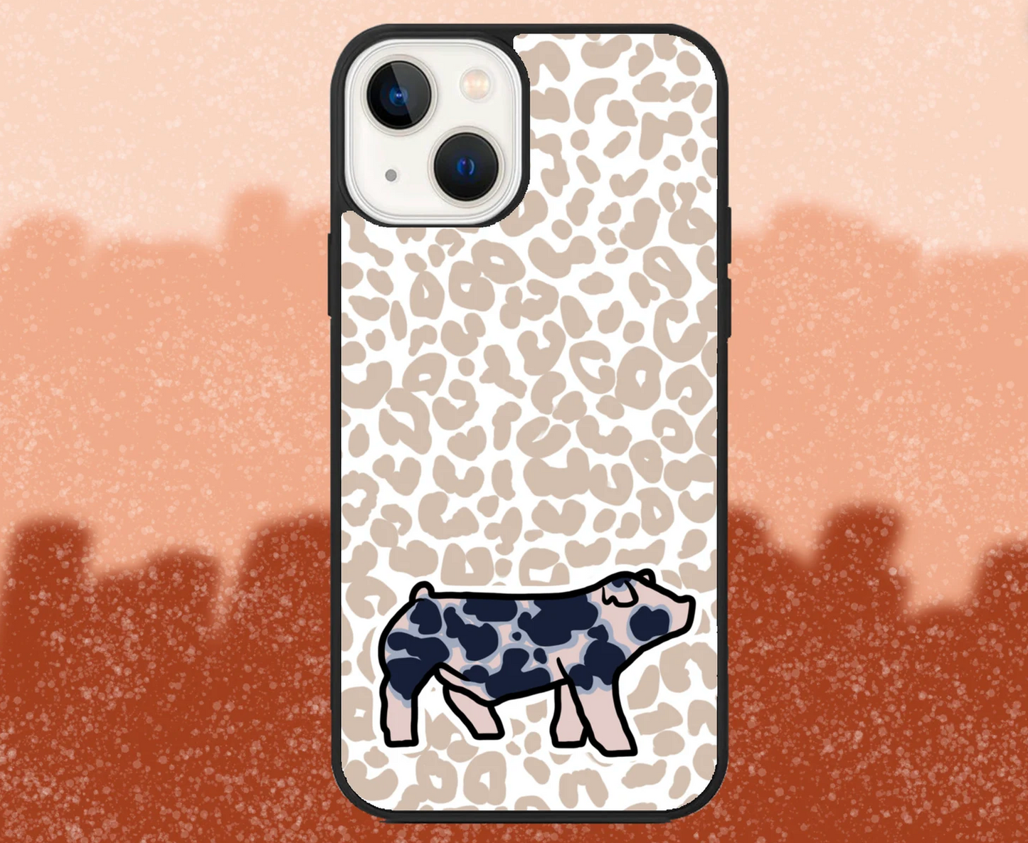 Spot Market Hog Leopard Print iPhone Case