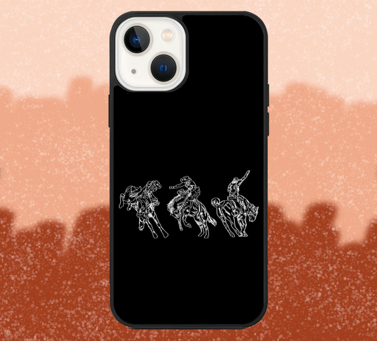 Bucking Bronc iPhone Case