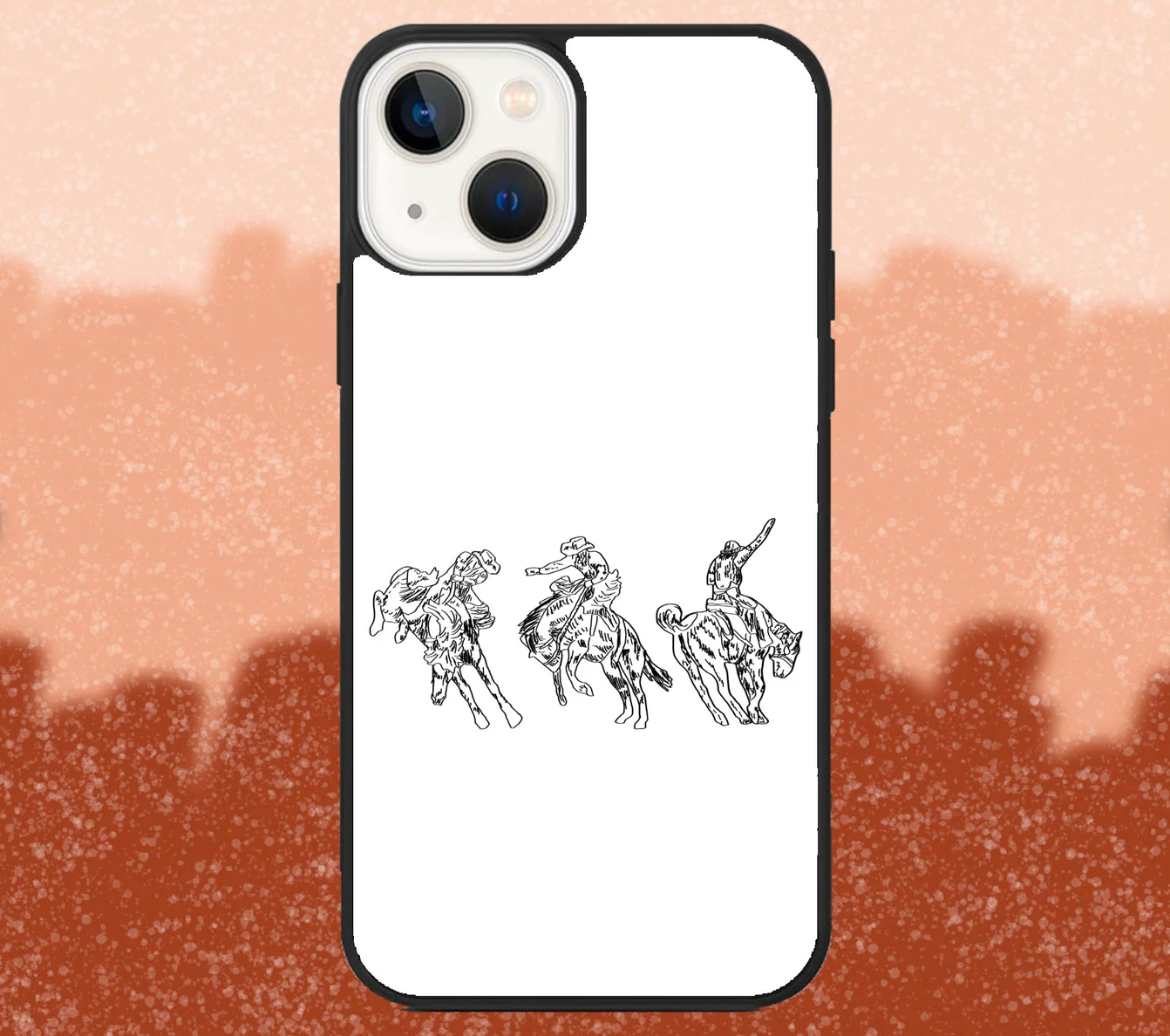 Bucking Bronc iPhone Case